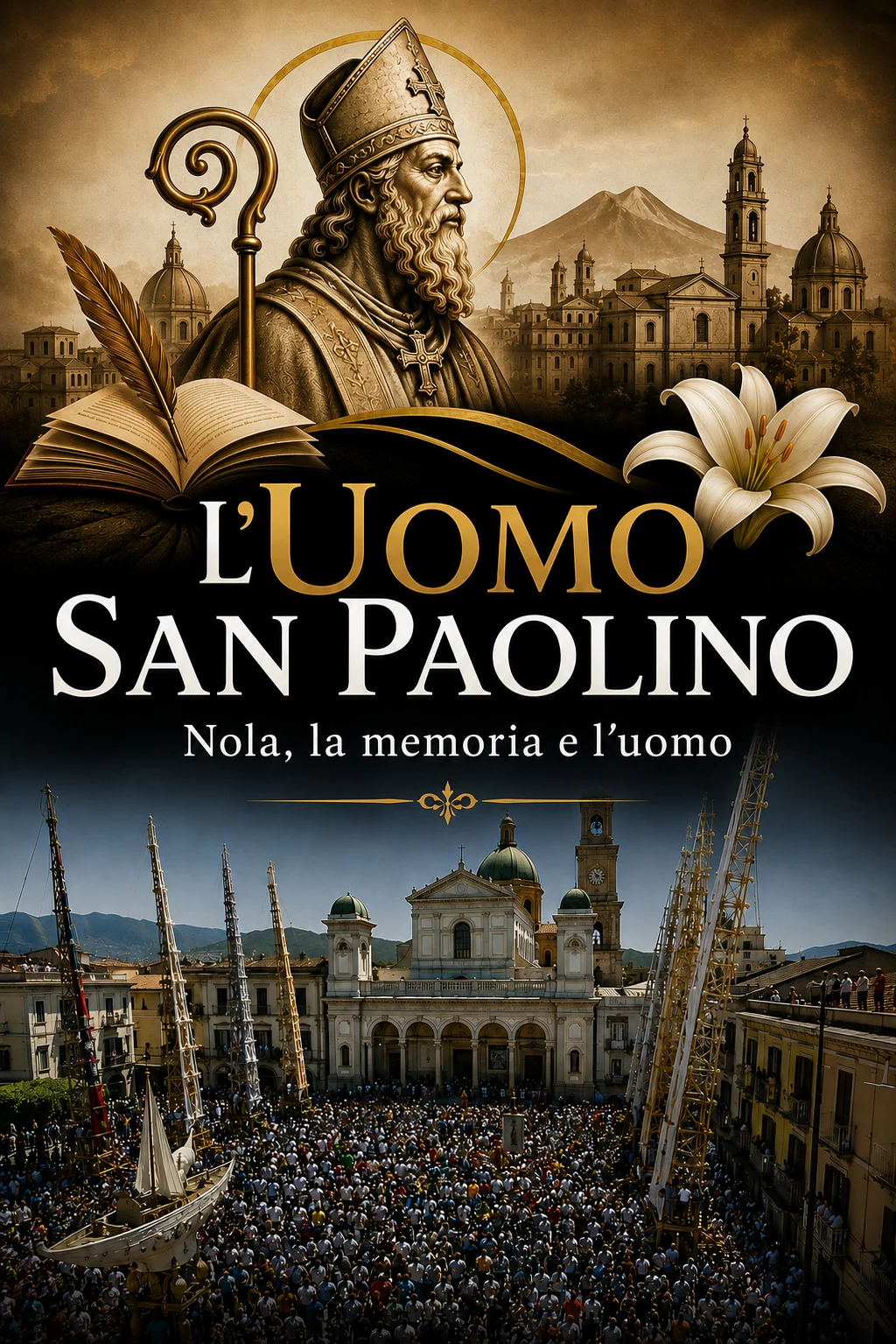 Copertina del libro L'Uomo San Paolino di Paolino Foglia