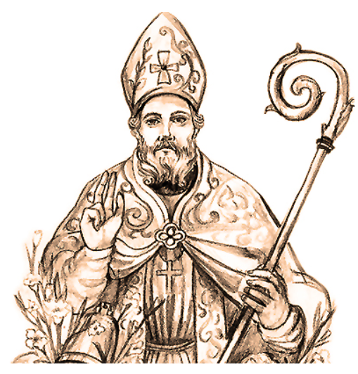 Raffigurazione di San Paolino di Nola